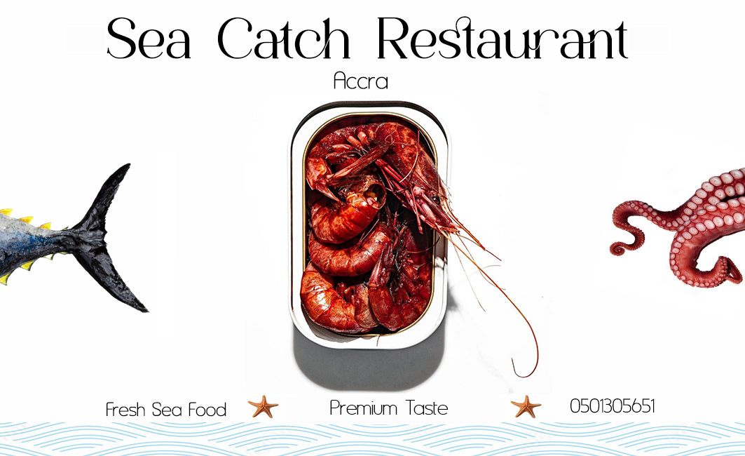 Poster design for a sea food restaurant